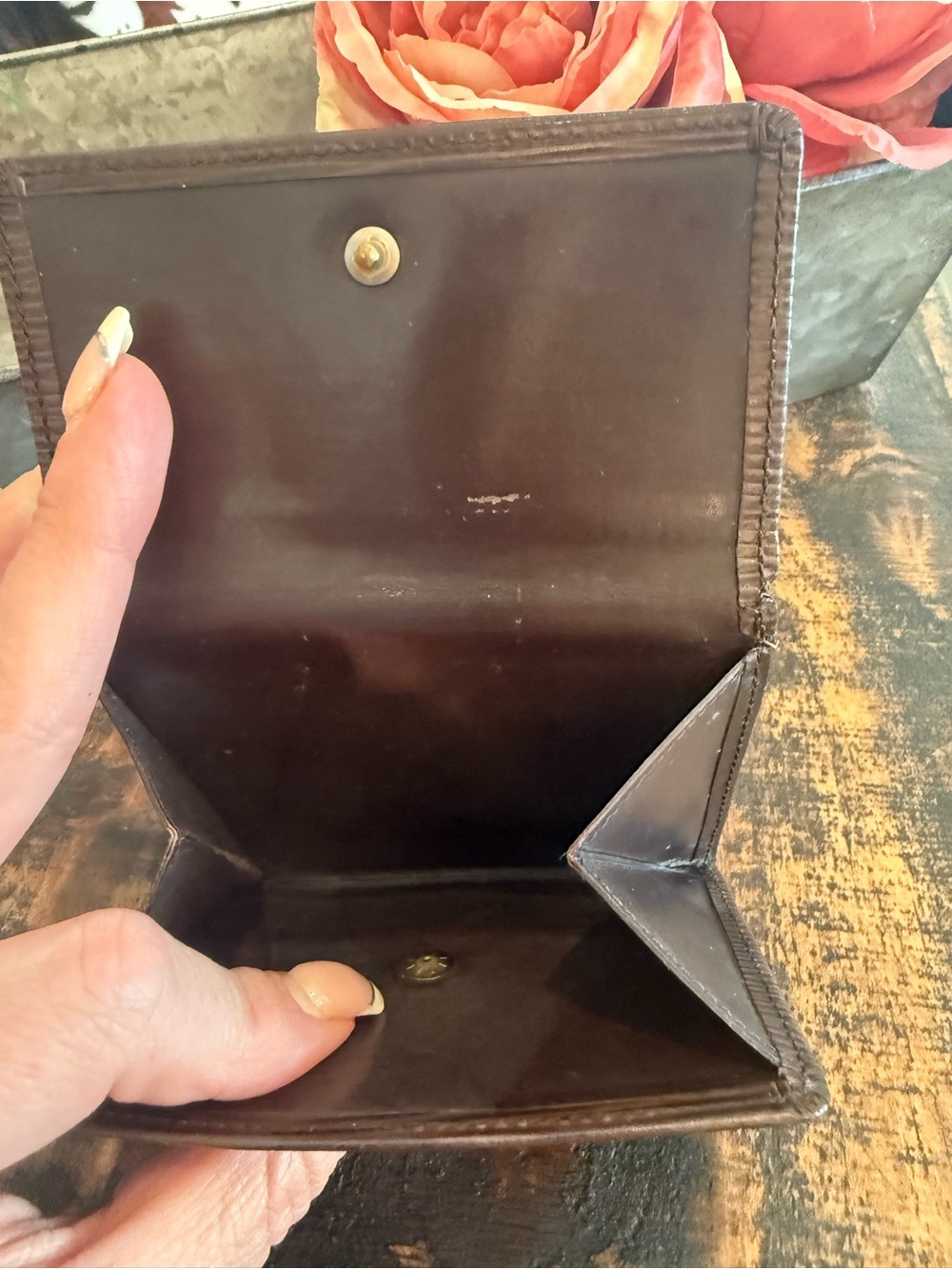 Louis Vuitton Dark Purple/Gray Elise Epi Wallet SP0032 - Picture 8 of 9